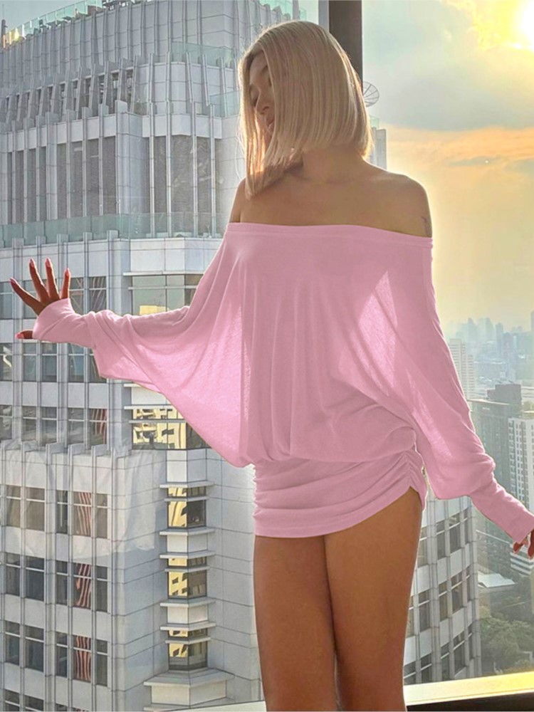 New Fashion Off Shoulder Sheer - Sexy Mesh Sheer Bodycon Dress 评论和价格