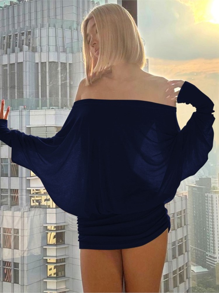 New Fashion Off Shoulder Sheer - Sexy Mesh Sheer Bodycon Dress 评论和价格