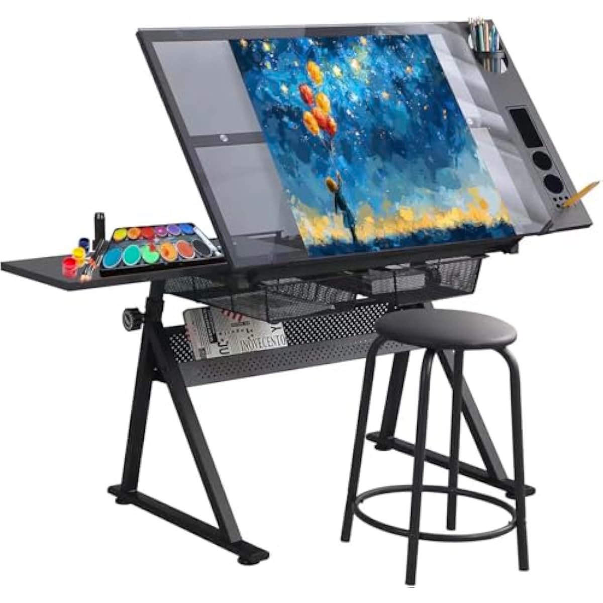 Adjustable Height Drafting Des - Tops 评论和价格
