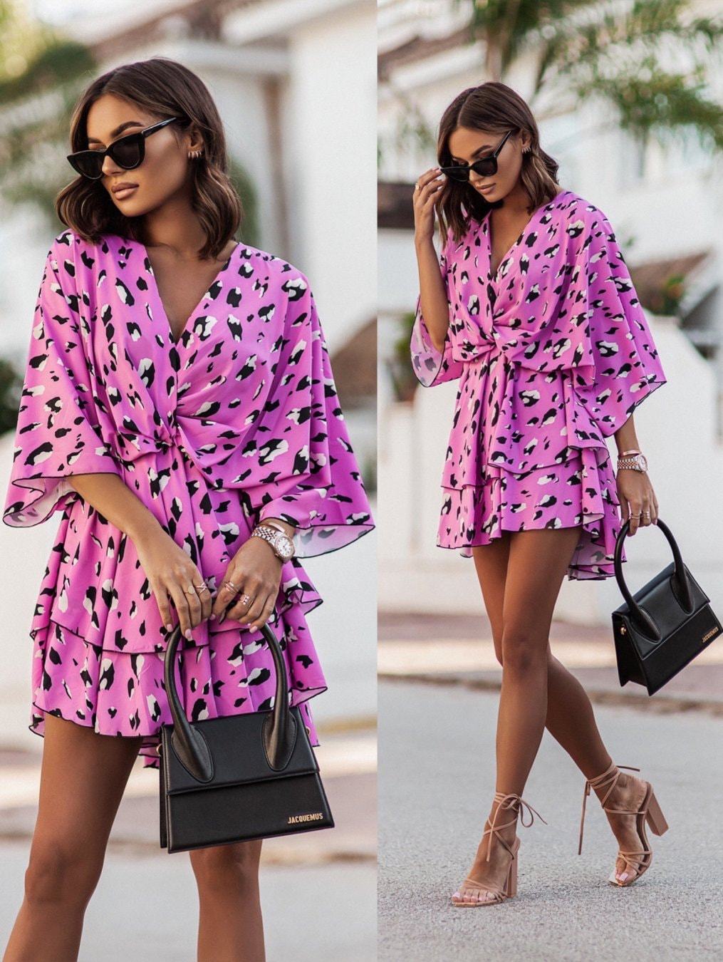 2024 New Summer Women's Mini S - French Vintage Floral Midi Dress 评论和价格